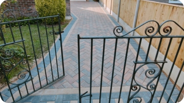 block paving drive